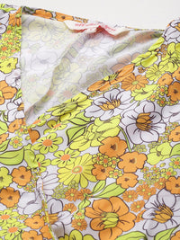 all about you Floral Print Wrap Dress