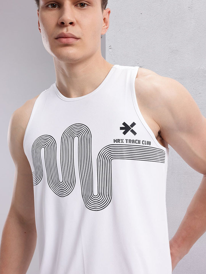 HRX by Hrithik Roshan Men Printed Rapid-Dry Running T-shirt