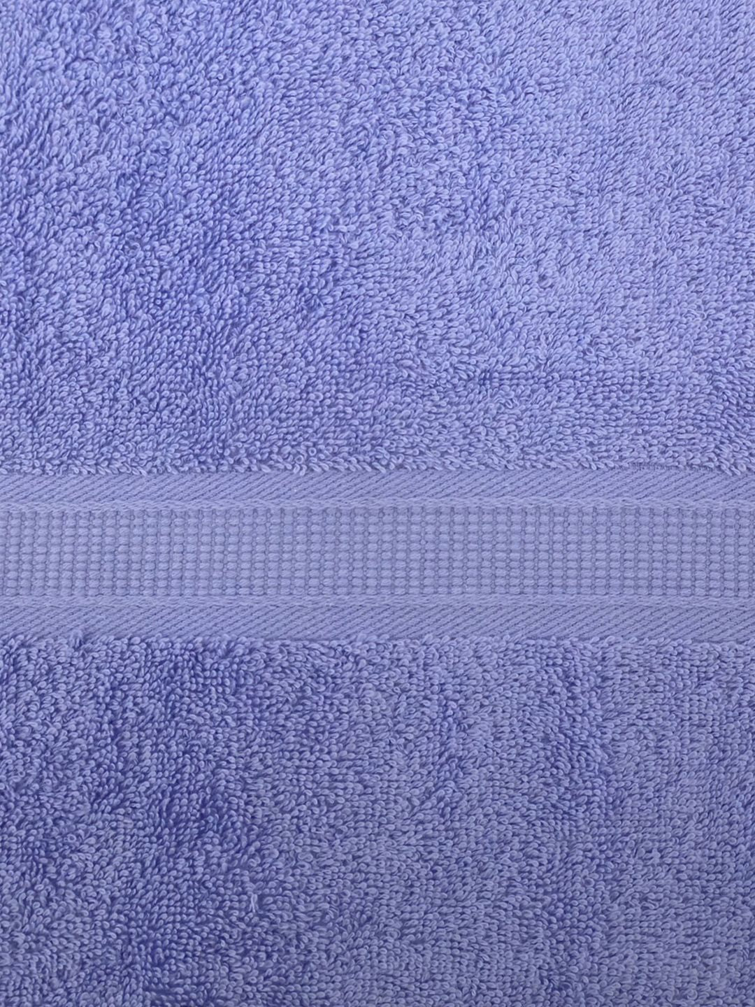 BOMBAY DYEING Blue Santino 550 GSM Pure Cotton Solid Bath Towel