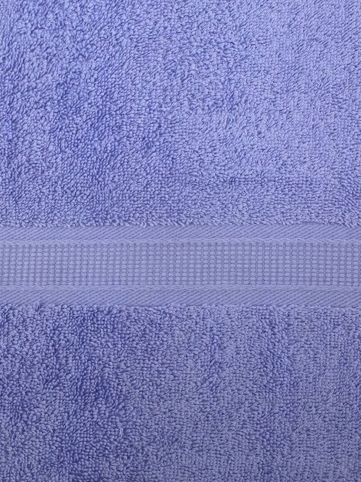 BOMBAY DYEING Blue Santino 550 GSM Pure Cotton Solid Bath Towel