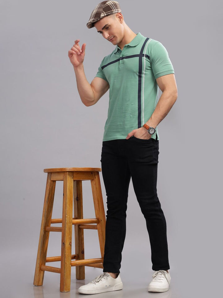 Baju-T Kapas Tulen Kolar Polo ADRO Bersaiz Besar