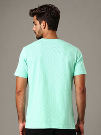 The Indian Garage Co Men Johnny Bravo Striped Round Neck Cotton Slim Fit T-shirt