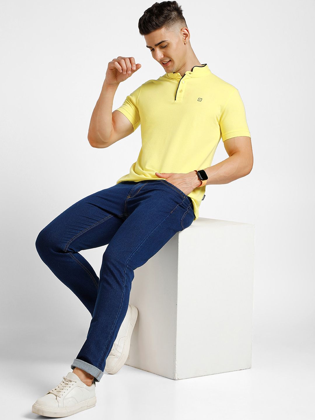 Urbano Fashion Men Slim Fit Stretchable Cotton Jeans