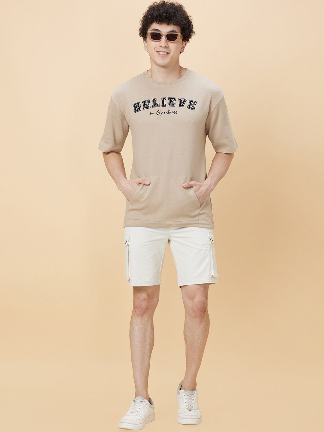 Being Human Men Mid Rise Pure Cotton Shorts