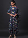 W Women Floral Printed Kurta with Trousers & With Dupatta