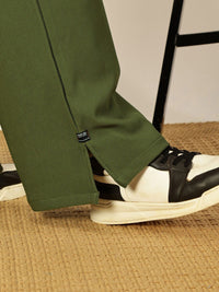 Thomas Scott Men Mid-Rise Loose Fit Parallel Trousers
