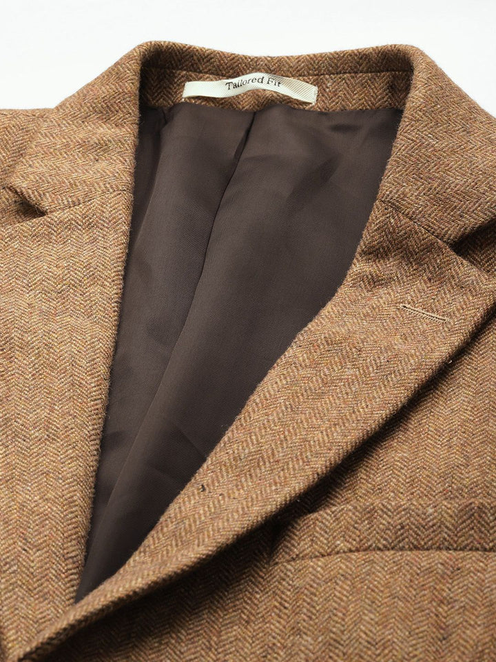 Mr. Bowerbird Self Design Notched Lapel Casual Blazer