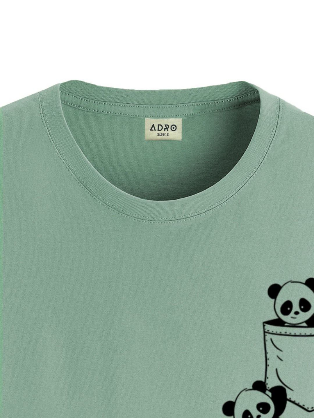 ADRO Men Printed Applique T-shirt