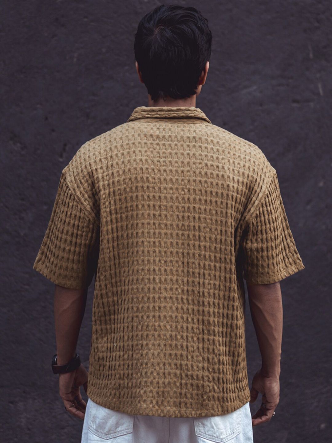 Powerlook India Slim Oversized Checked Pure Cotton Casual Shirt