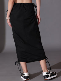 STREET 9 Pure Cotton Straight Midi Skirt