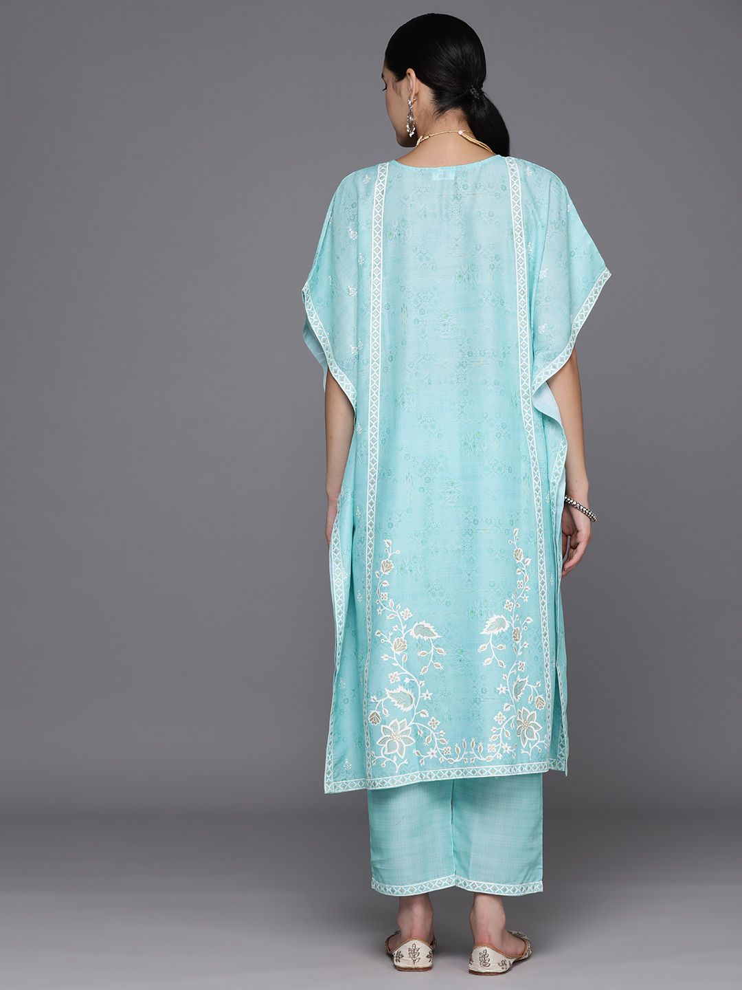 Libas Women Ethnic Motifs Printed Regular Kurta with Trousers