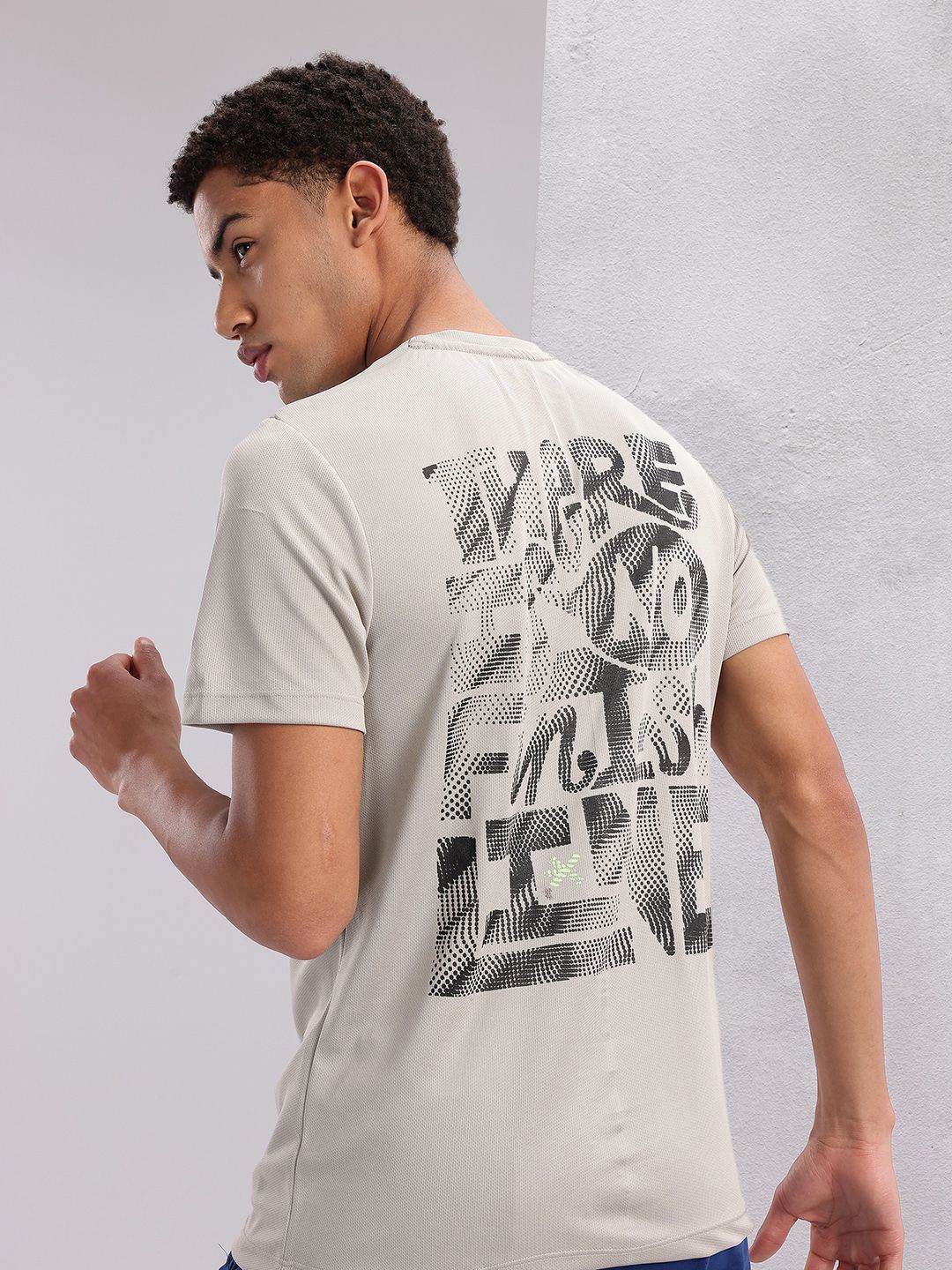 HRX by Hrithik Roshan Couple Collection Typography Printed Running T-Shirt