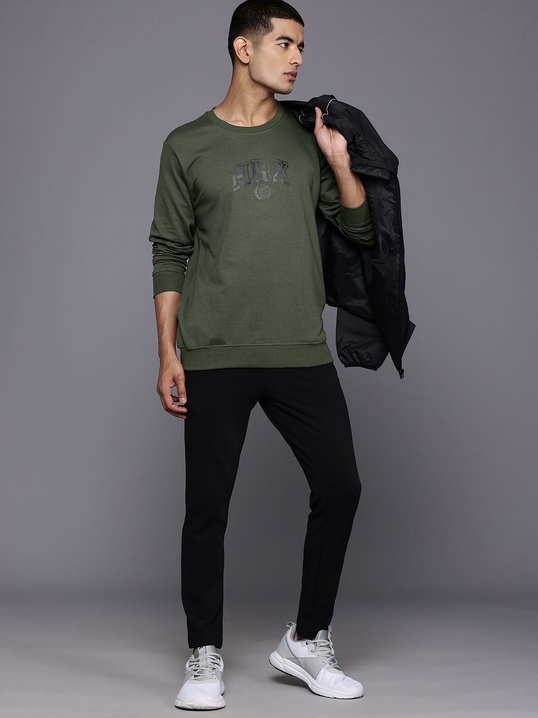 HRX by Hrithik Roshan Printed Pullover Sweatshirt