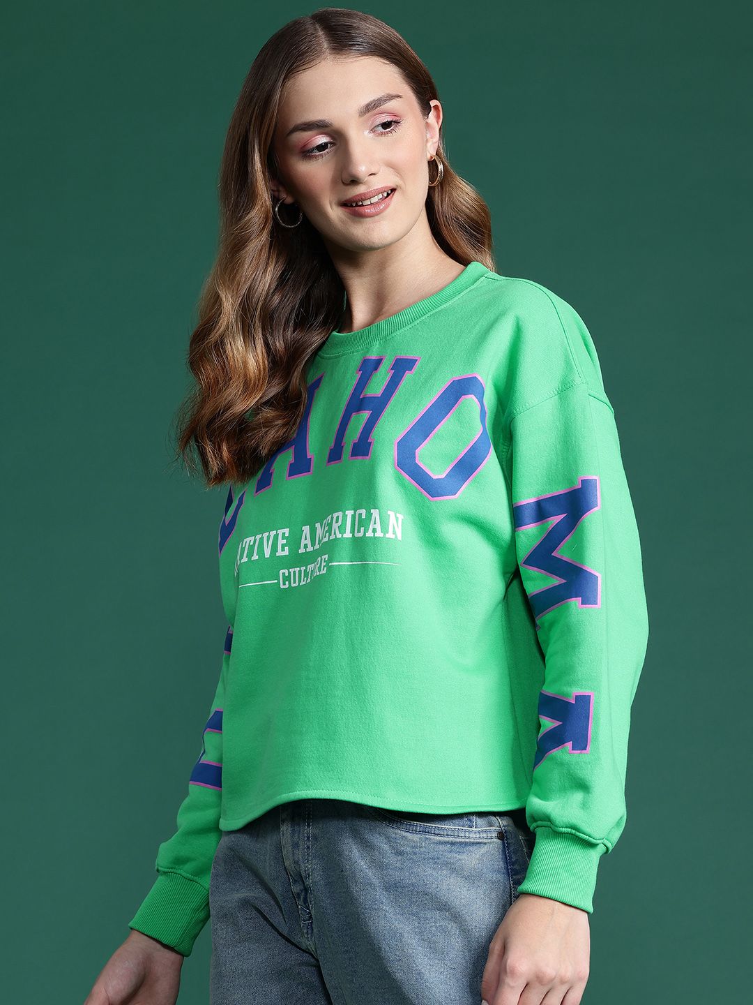 DressBerry Printed Sweatshirt
