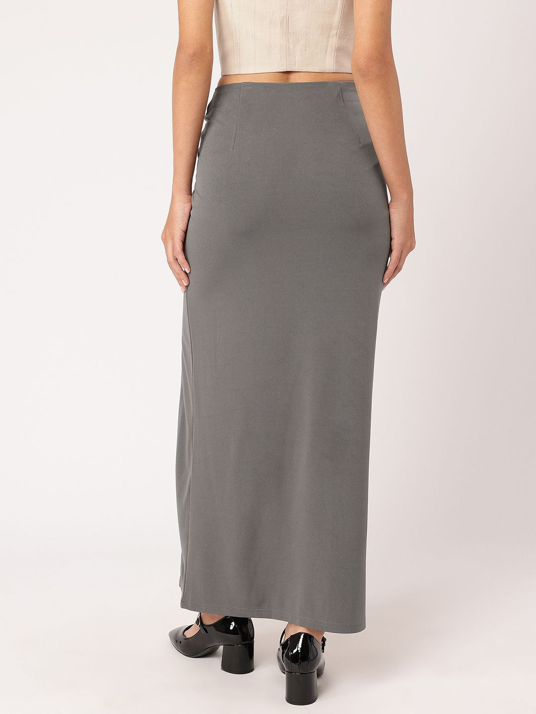 DressBerry Femme Fever Twisted Slit Maxi Skirt