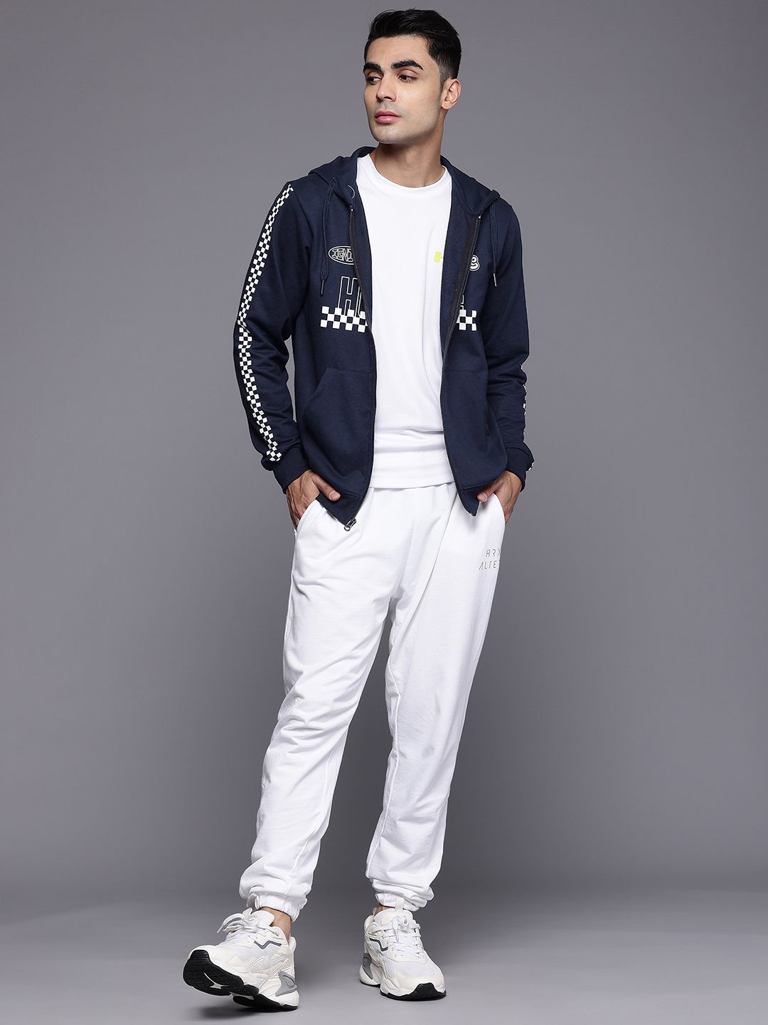 HRX by Hrithik Roshan Typography Moto Printed Hooded Sweatshirt