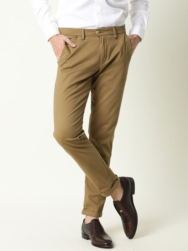 RARE RABBIT Men Aps Mid-Rise Slim Fit Trouser