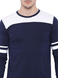 ADRO Men Colourblocked Round Neck T-shirt