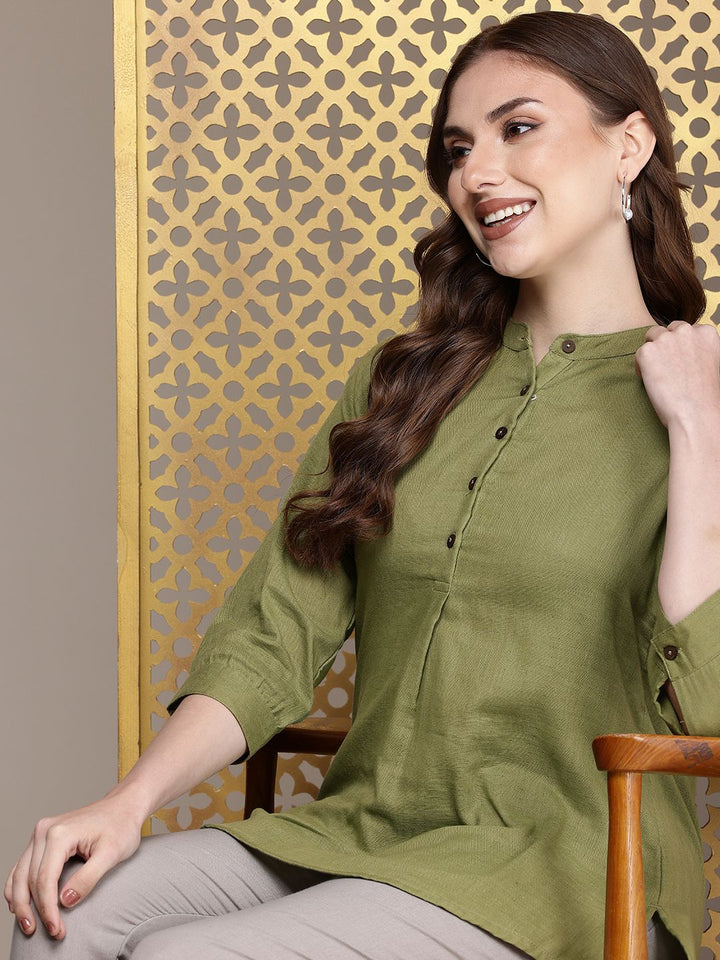 House of Pataudi Pure Cotton A-Line Jashn Kurti