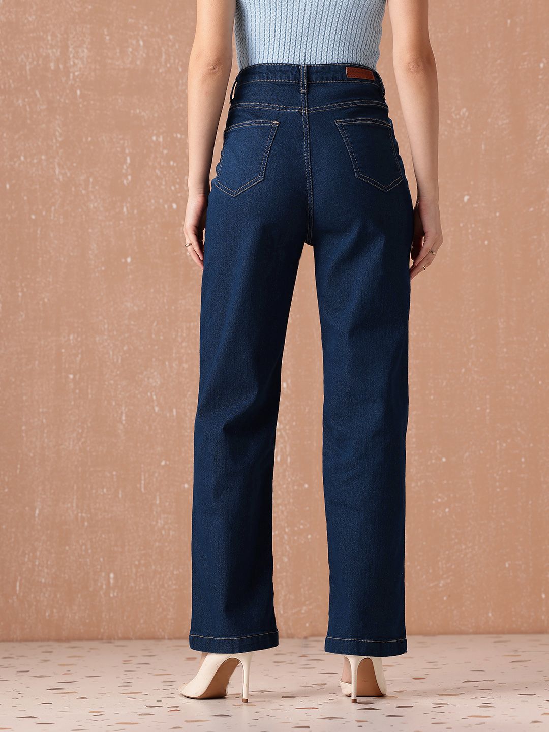 all about you Women Straight Fit High-Rise Stretchable Jeans