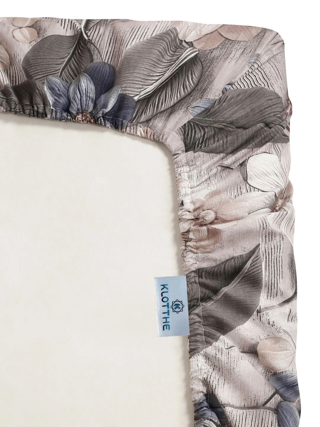 Moda Rapido X KLOTTHE Beige & Brown Floral 300 TC Cadar Katil King dengan 2 Sarung Bantal