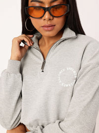 Kook N Keech Relaxed Crop Sweatshirt With Joggers Co-Ords Set