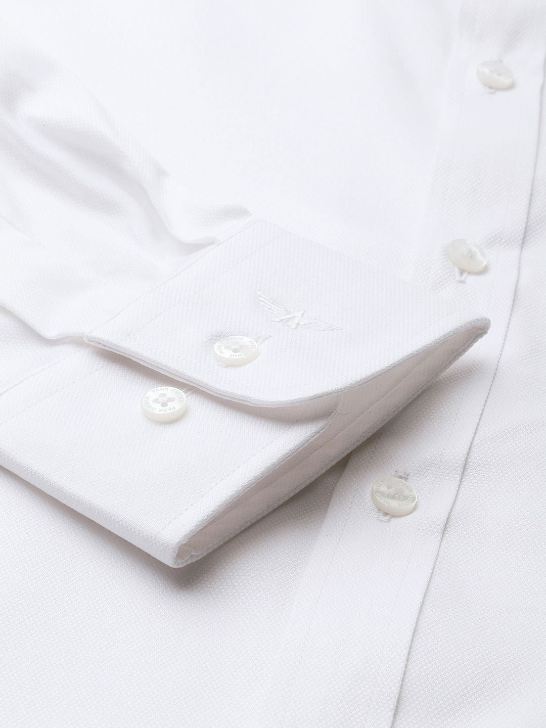 Park Avenue Slim Fit Textured Formal Shirt