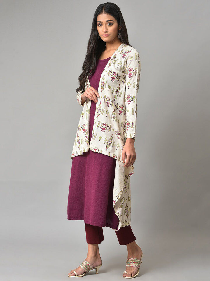 W Ethnic Motifs Printed Acrylic Kurta