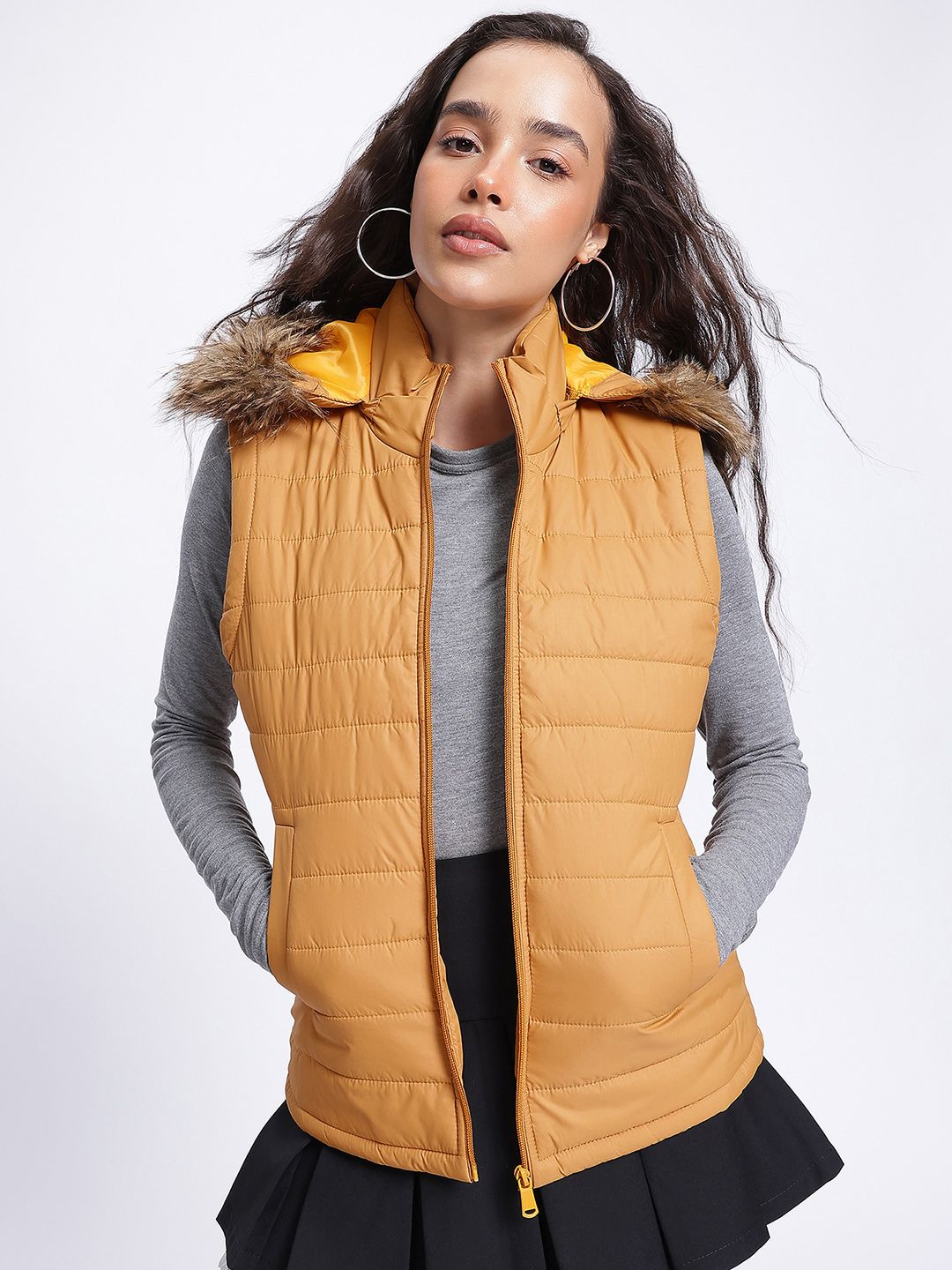 DressBerry Pristine Parka Gilet Jacket