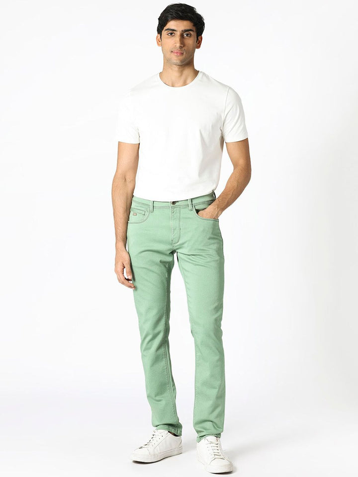 RARE RABBIT Men Essen Slim Fit Mid-Rise Stretchable Jeans