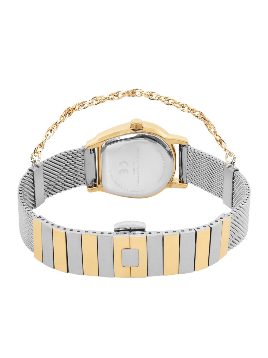 French Connection Women Dial & Stainless Steel Straps Analogue Watch FCH12TM-G