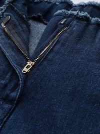 STREET 9 Women Blue Flared Faded Parallel Trousers