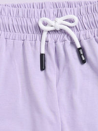 Happy Faces Girls Pure Cotton Barbie Printed T-shirt with Joggers