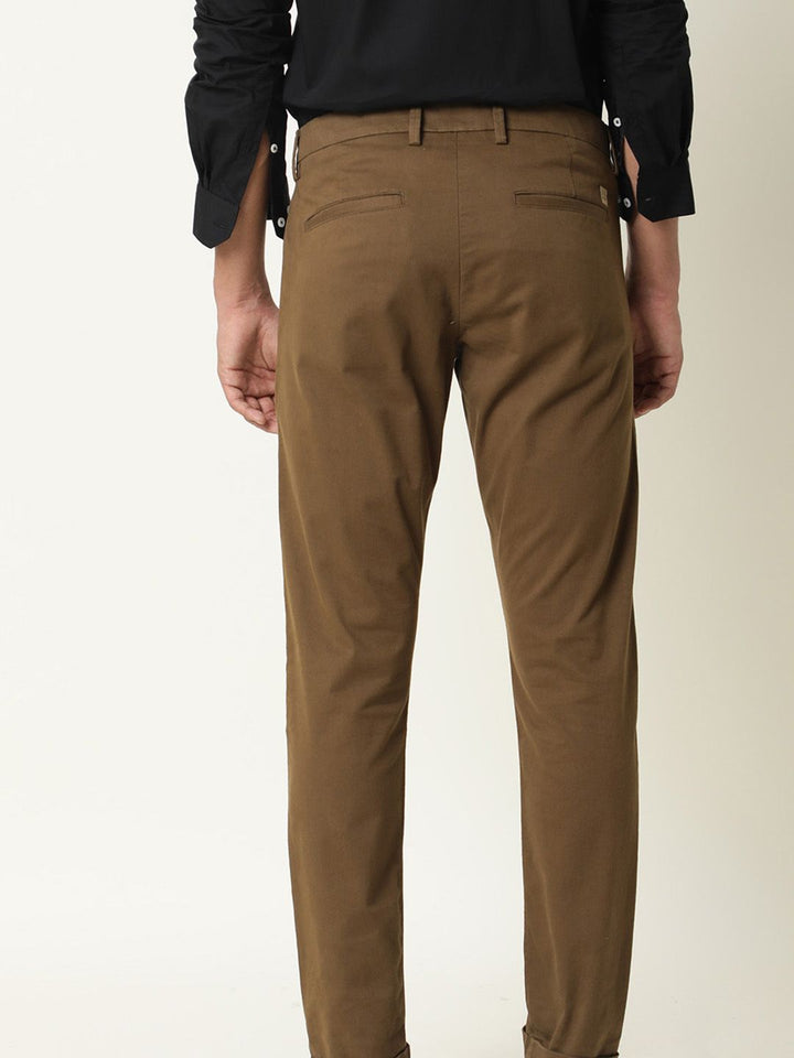 RARE RABBIT Men Aps Mid-Rise Slim Fit Trouser