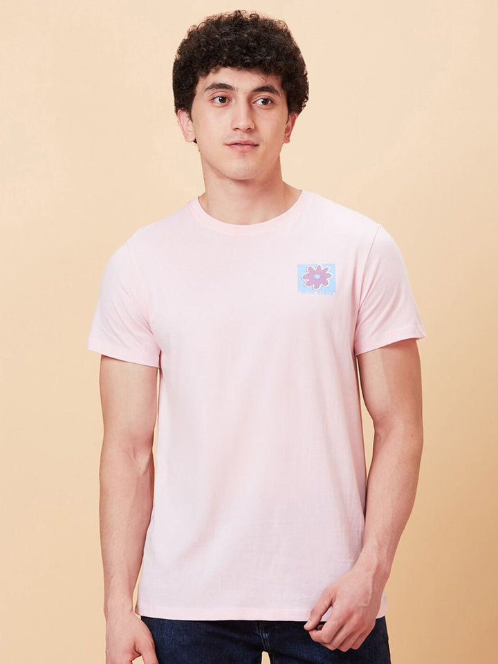 Being Human Cotton Slim Fit Casual T-shirt