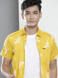 The Indian Garage Co Men Slim Fit Conversational Printed Resortwear Shirt