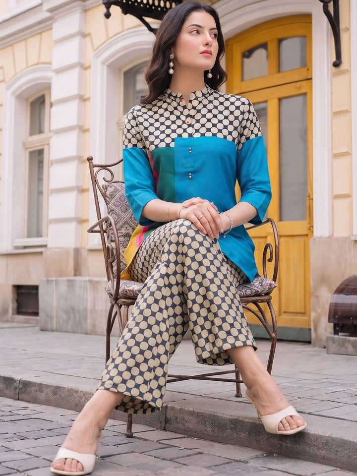 Twelve South Colourblocked Tunic with Palazzos