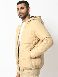 RARE RABBIT Men Vasto Puffer Hooded Neck Jacket