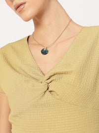 DressBerry Urban Boho Cropped Twisted Seersucker Co-Ords