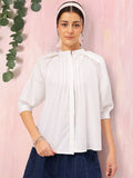 DressBerry Fairycore Finds Pleated Shirt Style Top