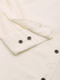 Being Human Slim Fit Button-Down Collar Corduroy Pure Cotton Casual Shirt
