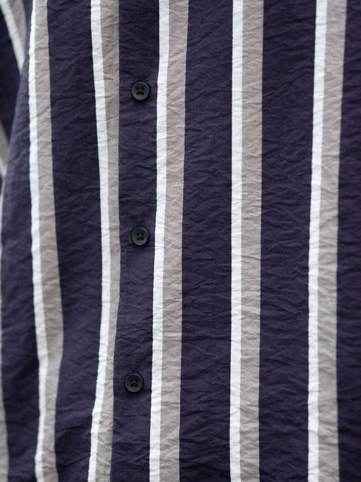 Powerlook Men Striped Spread Collar Casual Shirt
