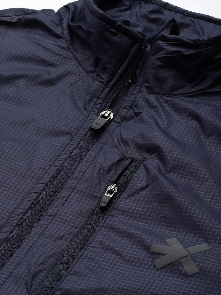 HRX by Hrithik Roshan Typography Printed Running Tailored Jacket