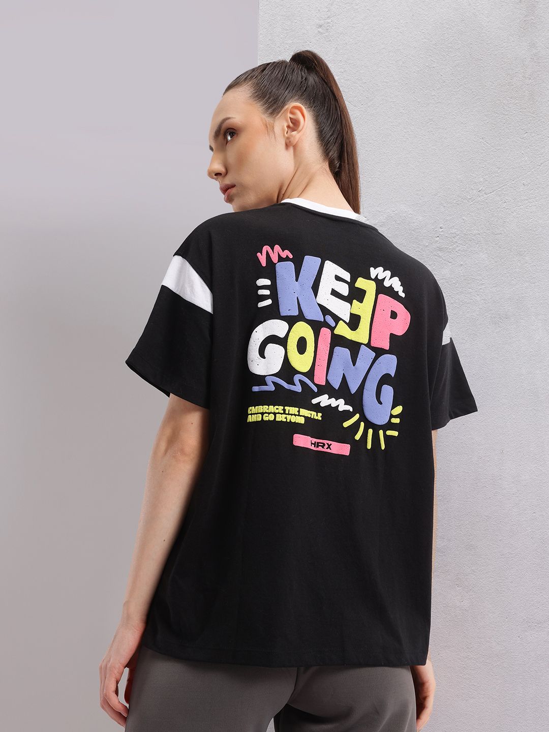 HRX by Hrithik Roshan Typography Printed Lifestyle T-Shirt