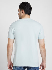 SPYKAR Typography Printed Slim Fit Cotton T-shirt