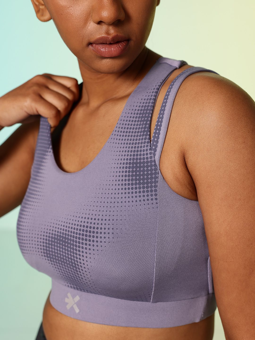 HRX by Hrithik Roshan Lightly Padded Rapid-Dry Running Bra HR_AW24_W_BA_KRNV004_03_C