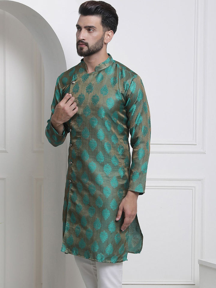 SOJANYA Woven Design Ethnic Motifs Kurta