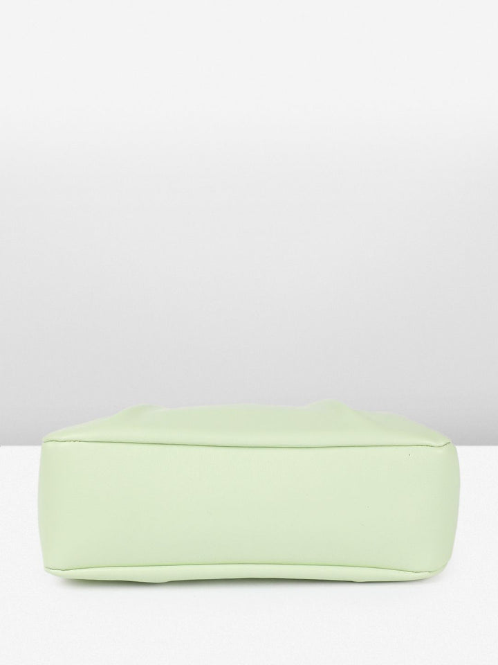 DressBerry Structured Pleated Shoulder Bag
