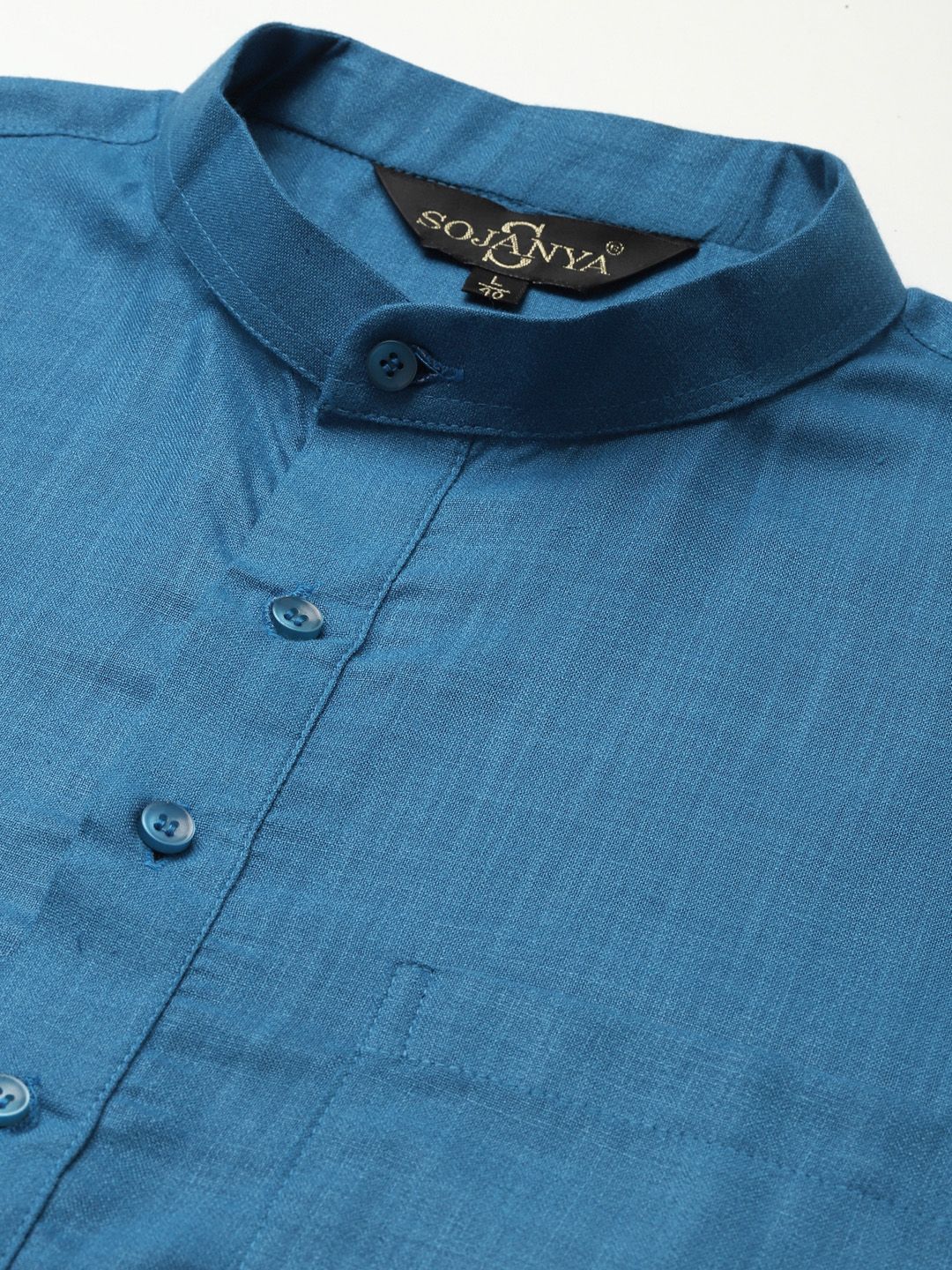 SOJANYA Lelaki Solid Kurta Lurus