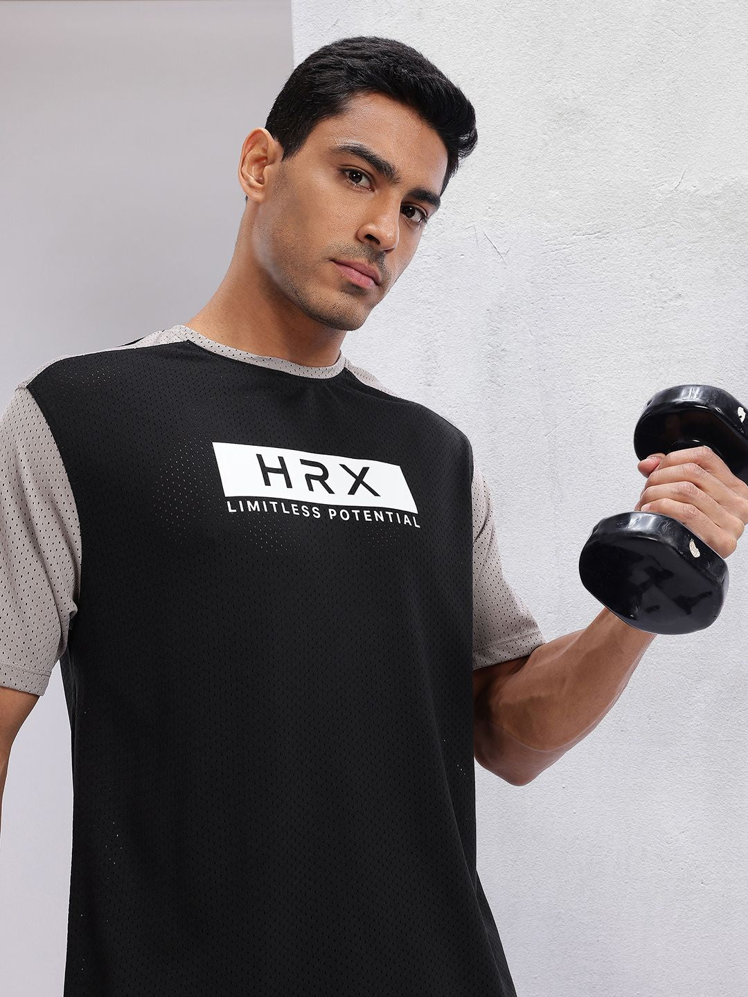 HRX by Hrithik Roshan Printed Rapid-Dry Training T-shirt